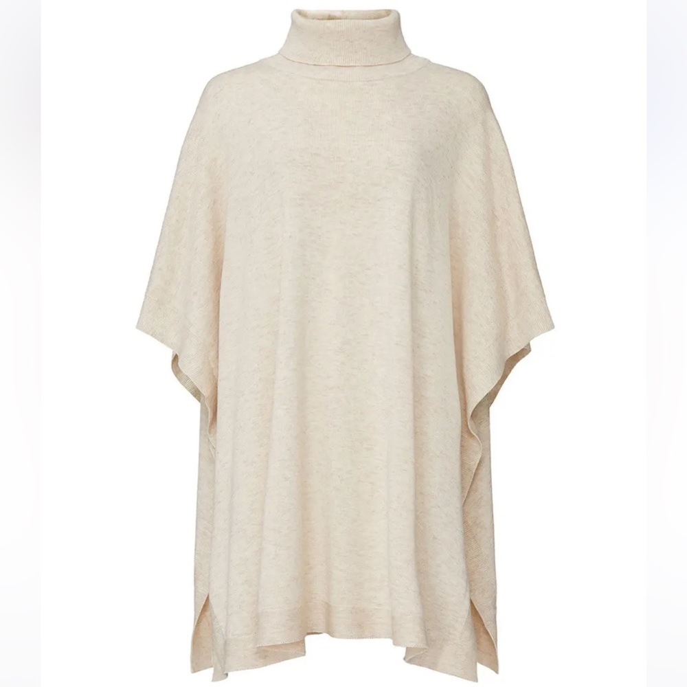 Great Jones | Beige Knit Poncho